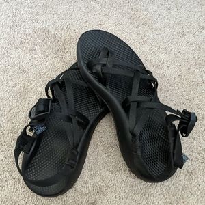 Black Strappy Chacos Sandals